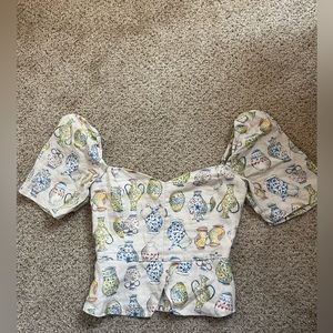 Aritzia/Wilfred Vase Linen top